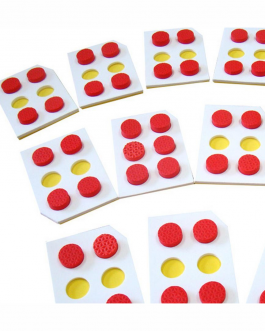 Alfabeto Braille Vazado em EVA