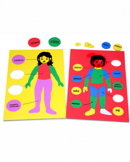 Conhecendo o Corpo Humano | Menino e Menina