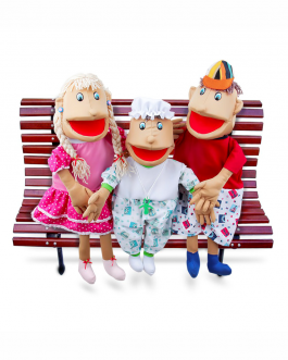 Fantoches Gigantes Família Branca